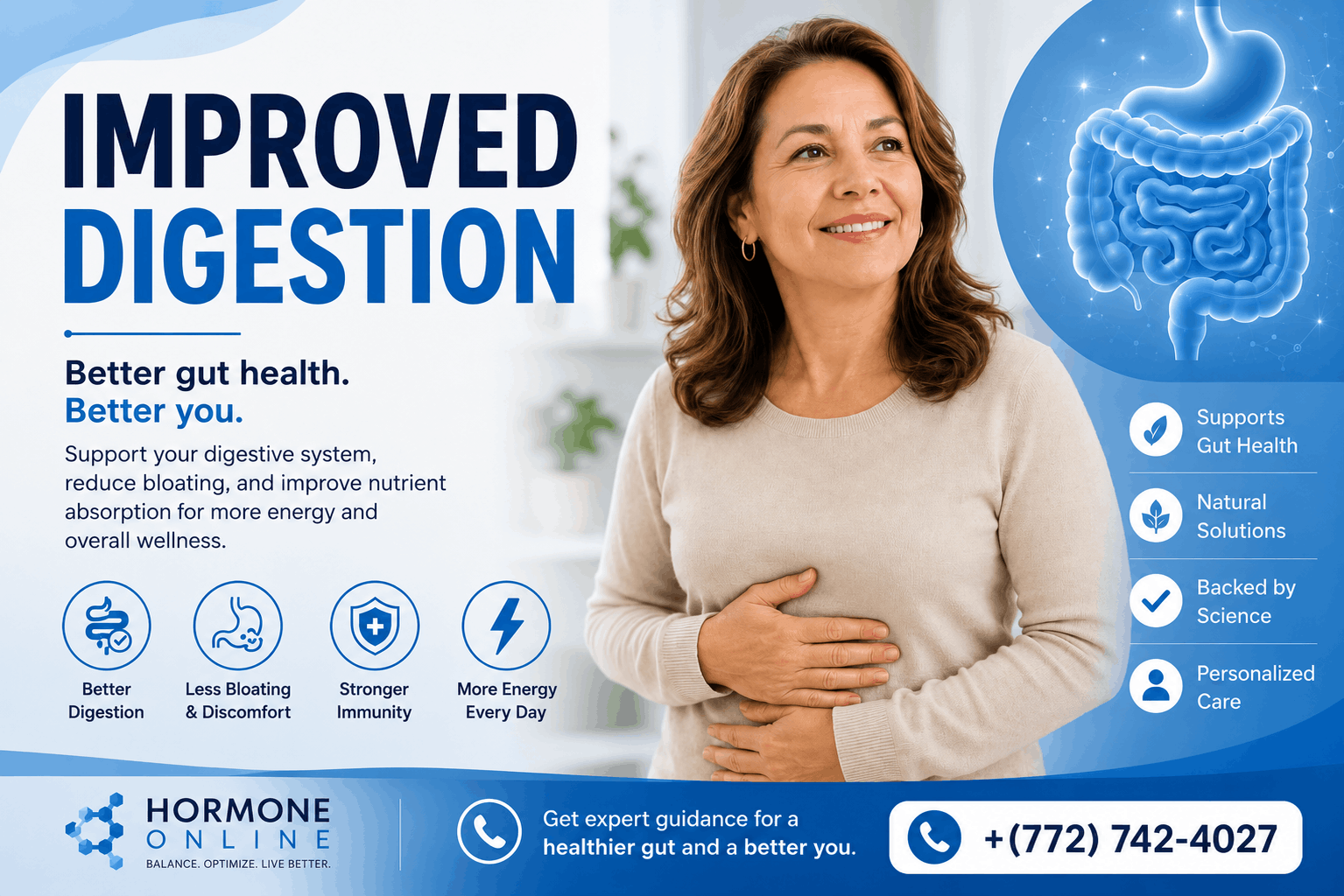 Improved Digestion: How Better Gut Health Supports Your Overall Wellness